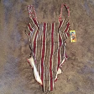 Anita One Piece Swim Suit Striped